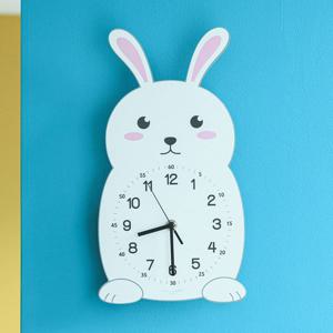 무소음 토끼 교육용벽시계 OT878RABBIT