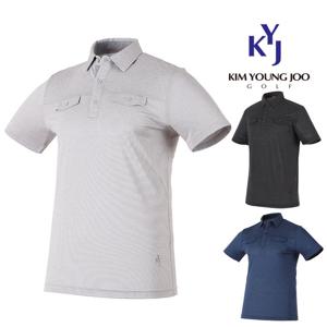 [김영주골프 KYJ골프] 여름 남성골프티셔츠 GIMMTS61