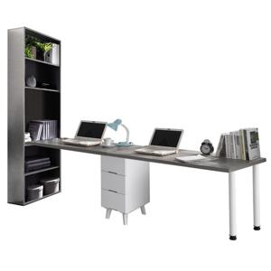 워니 H형 트윈 2000 책상 그레이