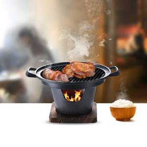 1인화로 가정용미니화로 가정용고기불판 캠핑화로 세트