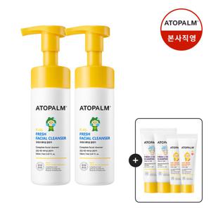 [아토팜] 키즈 프레쉬 페이셜 클렌져 150mlX2 (증정)판테놀로션23ml*2+샴푸20ml 12/8~14
