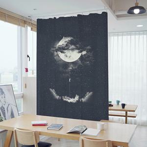 상상후 바란스 도어커튼 가림막 창문 현관커튼 130x200 풀문