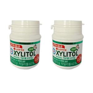 NCM 자일리톨 용기 52g 2개 간식 츄잉 껌 여러개 과자