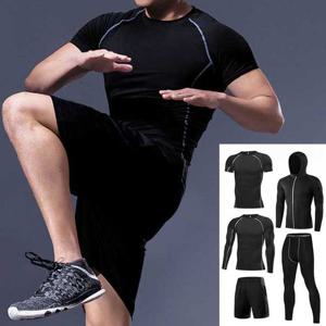 NAM 헬스 웨어 트레이닝복 세트 스포츠 후드 긴팔 운동복