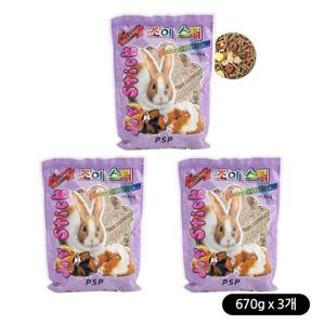 조이스틱 어린토끼사료 670g x 3개