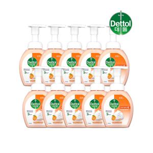 데톨 오렌지 포밍 핸드워시 250g x10개 손세정 핸드솝 거품비누