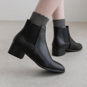 [분홍코끼리]마스터 밴딩 앵클부츠(4cm)