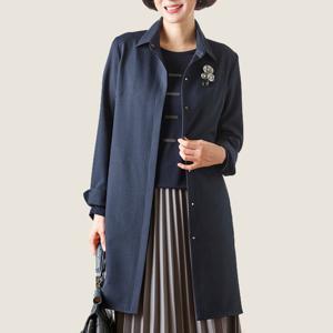 [마담엘레강스]아우라 솔리드 롱 재킷 1종