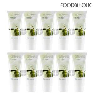(10개)푸드어홀릭 올리브 모이스처 핸드크림 100ml