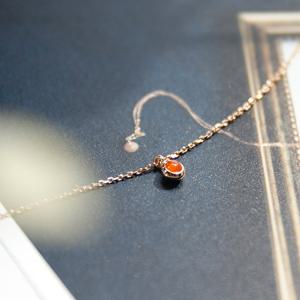 제이로렌 01N0644 아벤츄린 원석 로즈골드 목걸이