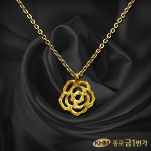 여자 순금 목걸이 라비앙로즈  3.75g