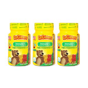 릴크리터스 꾸미바이트 이뮨 아연+비타민 C,D 60구미 3병