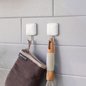 블랑 부착 주방 사각 국자걸이(대) 2P