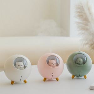 EN 고양이별 초음파 미니 무드등 USB가습기 책상용