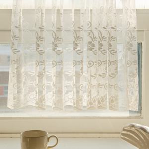 블룸 레이스 주방 바란스커튼 140x40cm