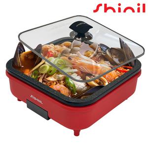 신일 사각 멀티트윈팬 SGP-290KP 그릴팬 전골팬 전기그릴 신일전기팬 간편요리 전골요리