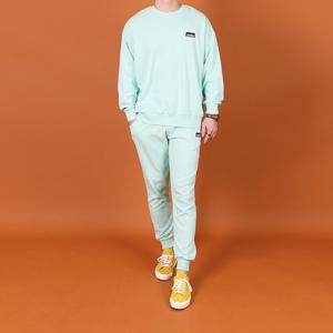 WWF 남자 빅사이즈 기본 맨투맨 트레이닝 팬츠 SET