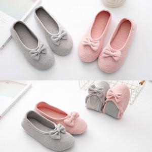 해피리본 덧신실내화 룸슈즈거실화 어린이집교사슬리퍼 면실내화