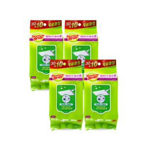 3M 정전기청소포 표준형 40매 x 4개 먼지제거티슈