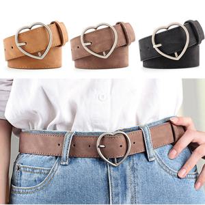 WS-008 여성 벨트 슬림 원피스 청바지 캐주얼 패션 하트 링벨트