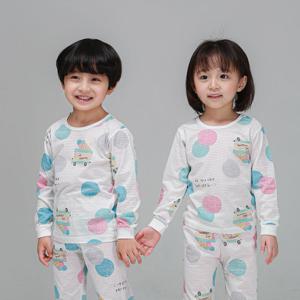 [알록달록]아이스크림 쟈가드 유아내의 아동실내복(100호~140호)