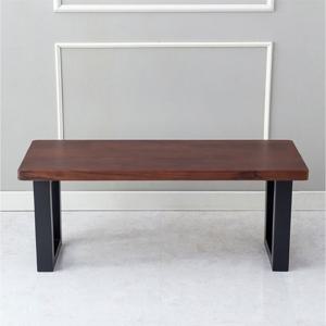 파로마 네오 장미원목 우드슬랩 2인용 벤치형의자 로지아 NES4