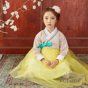 [로라네]여아 리버티 한복 드레스