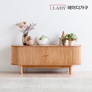 레이디가구 다정다감 고무나무 원목 거실장 1200