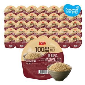 [동원] 양반100밥 100% 발아현미밥 130g x36개 /현미/통곡물