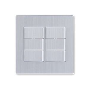 전기스위치커버 6구 스위치 D3 화이트& 실버