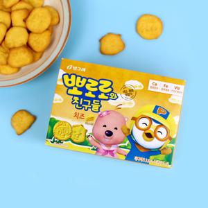 빙그레 뽀로로와 친구들 치즈맛 65g / 어린이과자