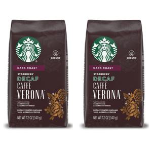 미국 스타벅스 디카페인 카페 베로나 분말 스벅커피 340g 2팩