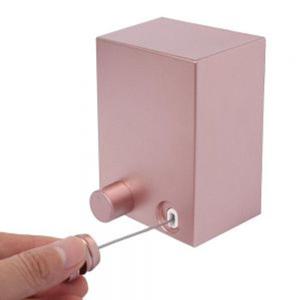 스마트 와이어 빨랫줄 공간활용 스텐빨래줄 (핑크)