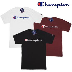 챔피온 레터링 빅로고 라운드 반팔티 3종 택1