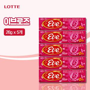 [롯데] 롯데껌 이브로즈(26gx5개)