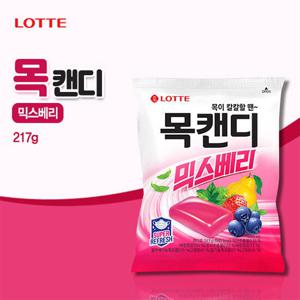 [롯데] 목캔디 파워 믹스베리(217g)