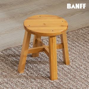 밴프 원목미니스툴240 원형