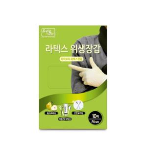 요리를그리다 라텍스장갑(M) 10매 요리/청소/미용
