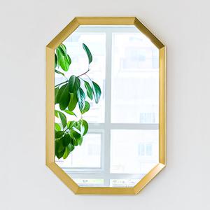 골드 팔각거울 벽거울 화장대거울