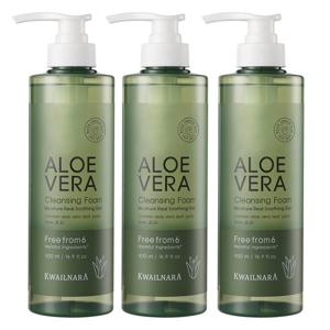 알로에 대용량 클렌징폼 500ml 3개