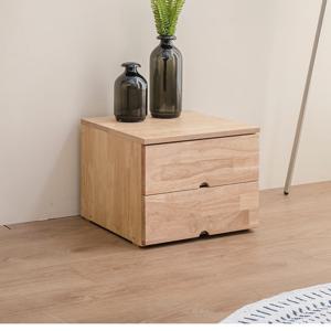 셀레스타 미니원목 400 협탁 2단 고무나무 서랍장