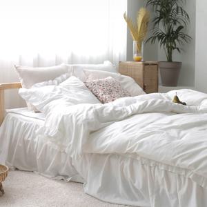 [파르페by알레르망] 허그 30수 바이오워싱 침구 홑겹이불 Q