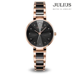 [공식정품] 쥴리어스 여성 세라믹밴드 메탈 손목시계 JA-1209D
