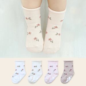 [하이베이비클럽] 플라워돌돌이양말(0~4세) / 유아양말/ 아기양