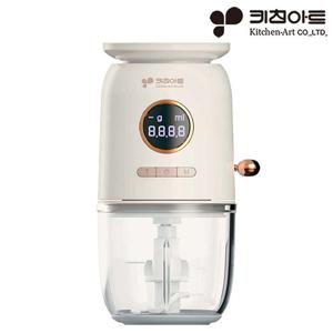 키친아트 2ni1 무선 멀티다지기 KKW-600SC 주방저울 겸용 USB 멀티믹서기 가정용 다지기 믹서기 소형믹서기