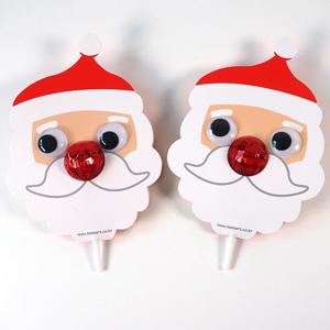 [맘아트]DIY 크리스마스 카드 만들기 2인키트 산타캔디