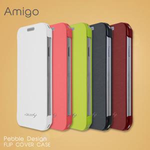 [HICKIES] Amigo 갤럭시S4전용 페블 가죽플립케이스