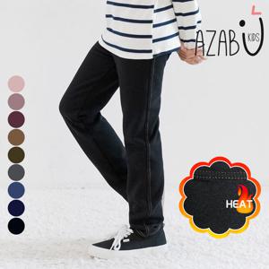 [아자브키즈] 원데이 기모 팬츠 여아 남아 아동 주니어 밍크털