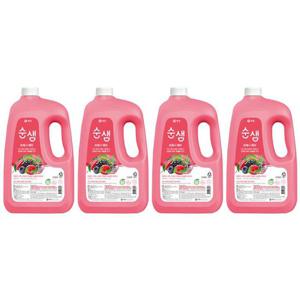 [애경] 순샘 주방세제 베리 3L x 4개 대용량 퐁퐁