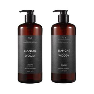 해피바스 스킨케어 퍼퓸 바디워시 블랑쉬앤우디향 900g x 2개입